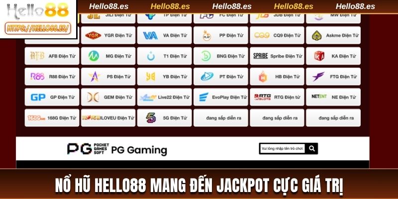 Nổ hũ Hello88 mang đến jackpot cực giá trị